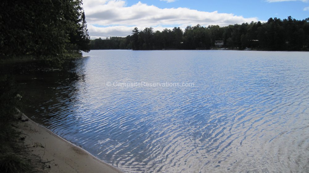 Beatrice Lake Campground at McCarthy Beach State Park Minnesota